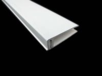 2 Part Plastic Edge Trim (white)